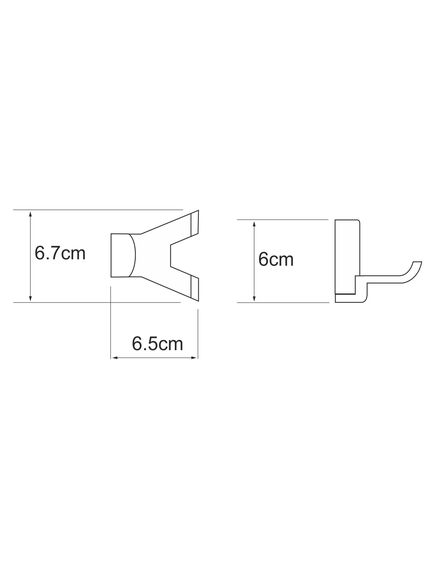 Купить Leine K-5023DWHITE (ранее К-5023WHITE) Крючок двойной (k-5023dwhite) по цене 1500 руб., в Санкт-Петебруге в интернет магазине 100-Систем, а также дургие товары WasserKRAFT из раздела Крючки (вешалки) и Аксессуары для ванной комнаты
