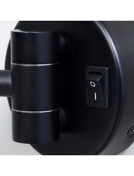 Купить K-1004BLACK Зеркало с LED-подсветкой, 3-х кратным увеличением (k-1004black) по цене 27510 руб., в Санкт-Петебруге в интернет магазине 100-Систем, а также дургие товары WasserKRAFT из раздела Косметические зеркала и Аксессуары для ванной комнаты