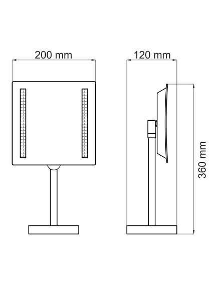 Купить K-1007 Зеркало с LED-подсветкой, 3-х кратным увеличением (k-1007) по цене 19380 руб., в Санкт-Петебруге в интернет магазине 100-Систем, а также дургие товары WasserKRAFT из раздела Косметические зеркала и Аксессуары для ванной комнаты