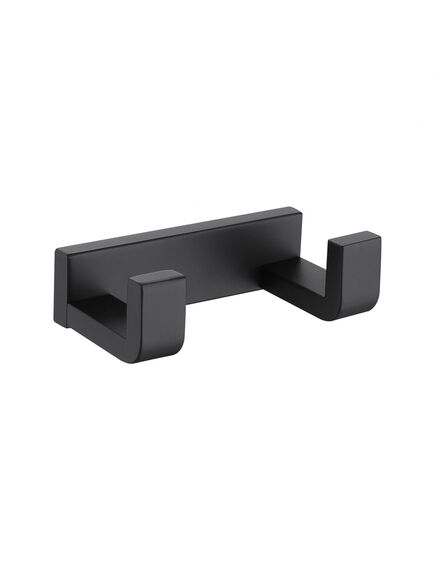 Купить Крючок двойной ABBER Westen AA1750B черный матовый (aa1750b) по цене 3400 руб., в Санкт-Петебруге в интернет магазине 100-Систем, а также дургие товары ABBER из раздела Крючки (вешалки) и Аксессуары для ванной комнаты