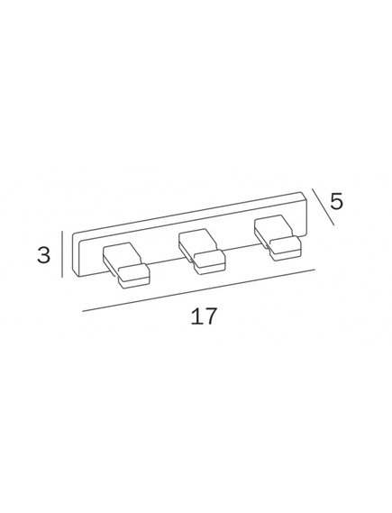 Купить Крючок тройной INDA LEA хром A1820CCR, , шт (a1820ccr) по цене 3610 руб., в Санкт-Петебруге в интернет магазине 100-Систем, а также дургие товары  из раздела Крючки (вешалки) и Аксессуары для ванной комнаты Купить Крючок тройной INDA LEA хром A1820CCR, , шт (a1820ccr) по цене 3610 руб., в Санкт-Петебруге в интернет магазине 100-Систем, а также дургие товары  из раздела Крючки (вешалки) и Аксессуары для ванной комнаты