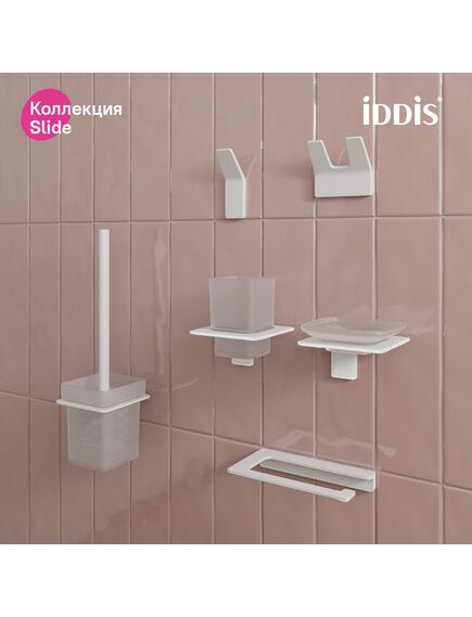 Купить Крючок одинарный, сплав металлов, Slide, белый матовый, IDDIS, SLIWT10i41 (sliwt10i41) по цене 1000 руб., в Санкт-Петебруге в интернет магазине 100-Систем, а также дургие товары IDDIS из раздела Крючки (вешалки) и Аксессуары для ванной комнаты