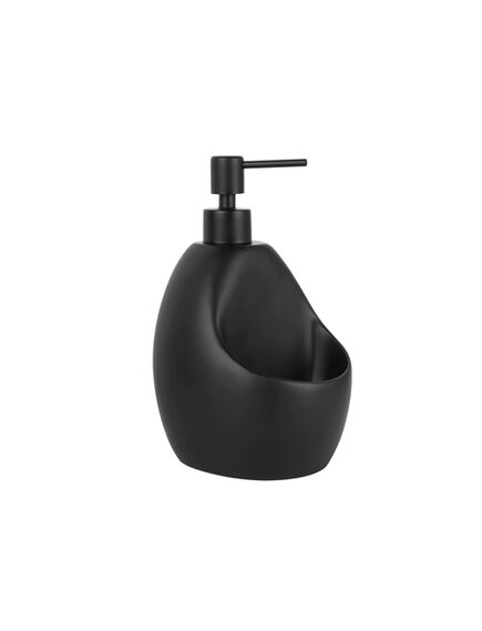 Купить K-8099BLACK Дозатор с емкостью для губки (k-8099black) по цене 2760 руб., в Санкт-Петебруге в интернет магазине 100-Систем, а также дургие товары WasserKRAFT из раздела Дозаторы жидкого мыла и Мыльницы и дозаторы жидкого мыла
