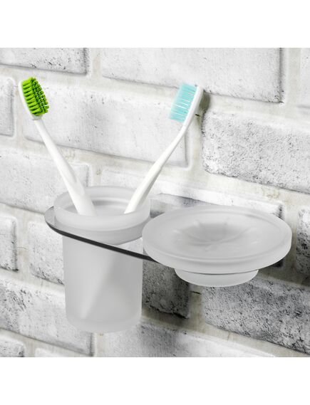 Купить Держатель стакана и мыльницы WasserKRAFT Kammel K-8326 (k-8326) по цене 2752 руб., в Санкт-Петебруге в интернет магазине 100-Систем, а также дургие товары WasserKRAFT из раздела Держатели мыльницы и стакана и Мыльницы и дозаторы жидкого мыла