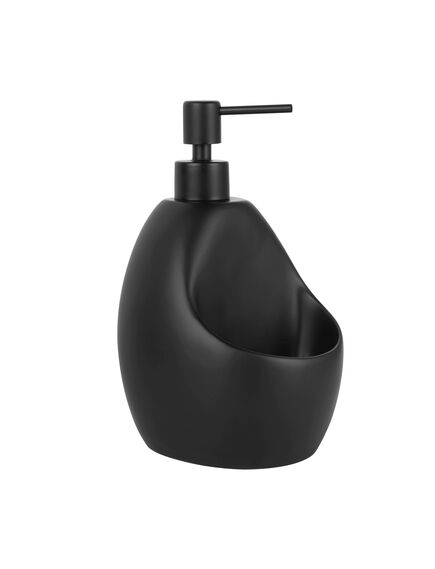 Купить K-8099BLACK Дозатор с емкостью для губки (k-8099black) по цене 2760 руб., в Санкт-Петебруге в интернет магазине 100-Систем, а также дургие товары WasserKRAFT из раздела Дозаторы жидкого мыла и Мыльницы и дозаторы жидкого мыла