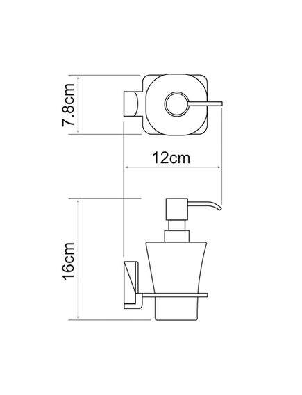 Купить Leine K-5099 Дозатор для жидкого мыла (k-5099) по цене 2746 руб., в Санкт-Петебруге в интернет магазине 100-Систем, а также дургие товары WasserKRAFT из раздела Дозаторы жидкого мыла и Мыльницы и дозаторы жидкого мыла