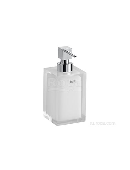 Купить Дозатор для жидкого мыла Roca Ice 816861009 (816861009) по цене 2898 руб., в Санкт-Петебруге в интернет магазине 100-Систем, а также дургие товары ROCA из раздела Дозаторы жидкого мыла и Мыльницы и дозаторы жидкого мыла