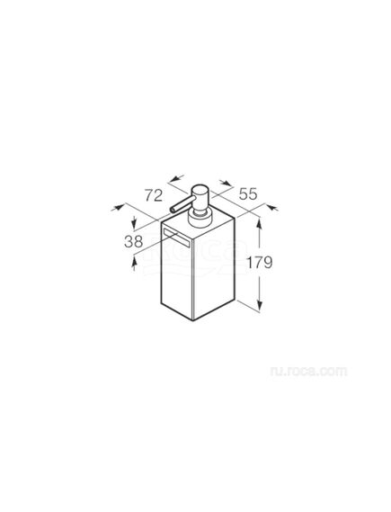 Купить Дозатор для жидкого мыла Roca Rubik 816841024 (816841024) по цене 3498.17 руб., в Санкт-Петебруге в интернет магазине 100-Систем, а также дургие товары ROCA из раздела Дозаторы жидкого мыла и Мыльницы и дозаторы жидкого мыла