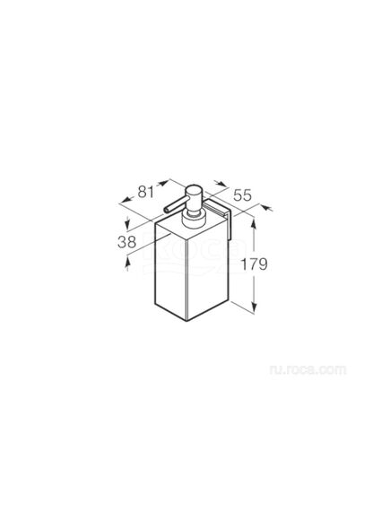 Купить Дозатор для жидкого мыла Roca Rubik 816842001 (816842001) по цене 7374.77 руб., в Санкт-Петебруге в интернет магазине 100-Систем, а также дургие товары ROCA из раздела Дозаторы жидкого мыла и Мыльницы и дозаторы жидкого мыла