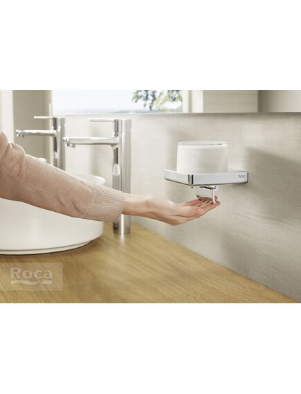 Купить Дозатор для жидкого мыла Roca Tempo 817037001 (817037001) по цене 8113 руб., в Санкт-Петебруге в интернет магазине 100-Систем, а также дургие товары ROCA из раздела Дозаторы жидкого мыла и Мыльницы и дозаторы жидкого мыла