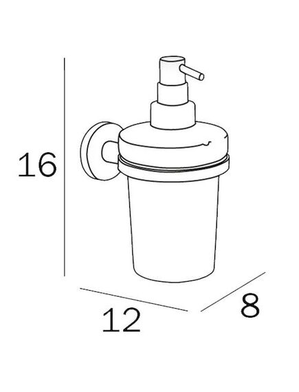 Купить Дозатор для мыла INDA ONE A24120NE03, настен., цвет держ. черн. мат., дозатор экстра прозрач. стекло, , шт (a24120ne03) по цене 9242.89 руб., в Санкт-Петебруге в интернет магазине 100-Систем, а также дургие товары  из раздела Дозаторы жидкого мыла и Мыльницы и дозаторы жидкого мыла