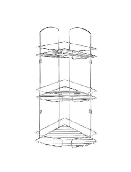 Купить Полка трехъярусная угловая, проволока стальная, 11, Milardo, 111WC30M44 (111wc30m44) по цене 2390 руб., в Санкт-Петебруге в интернет магазине 100-Систем, а также дургие товары MILARDO из раздела Полки для душа и Аксессуары для ванной комнаты