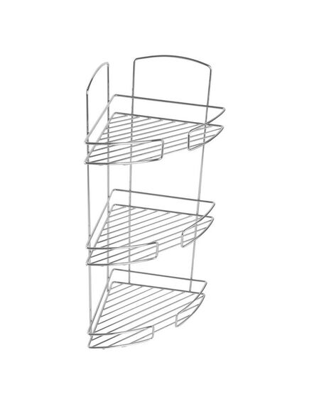 Купить Полка трехъярусная угловая, проволока стальная, 11, Milardo, 111WC30M44 (111wc30m44) по цене 2390 руб., в Санкт-Петебруге в интернет магазине 100-Систем, а также дургие товары MILARDO из раздела Полки для душа и Аксессуары для ванной комнаты
