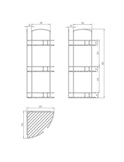 Купить Полка трехъярусная угловая, проволока стальная, 11, Milardo, 111WC30M44 (111wc30m44) по цене 2390 руб., в Санкт-Петебруге в интернет магазине 100-Систем, а также дургие товары MILARDO из раздела Полки для душа и Аксессуары для ванной комнаты
