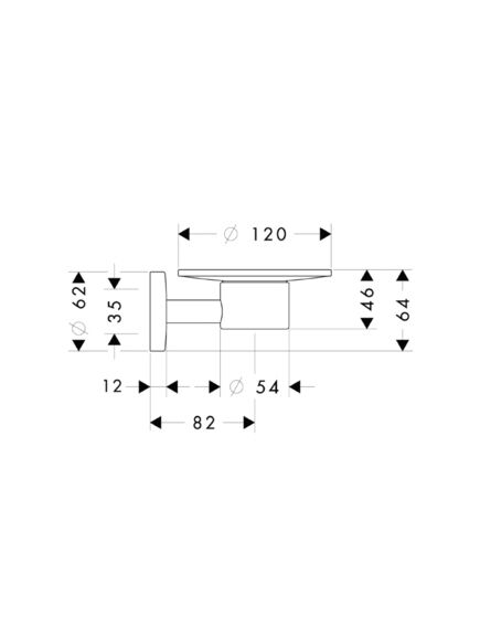 Купить HG Logis, мыльница 40515, D=120 мм, хром (40515000) по цене 17986.55 руб., в Санкт-Петебруге в интернет магазине 100-Систем, а также дургие товары HANSGROHE из раздела Мыльницы и Мыльницы и дозаторы жидкого мыла