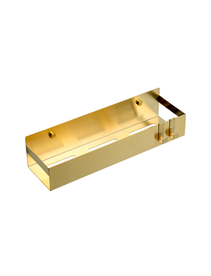 Купить Полка подвесная + 2 крючка MATT GOLD (10965-mg) по цене 6664 руб., в Санкт-Петебруге в интернет магазине 100-Систем, а также дургие товары BOHEME из раздела Полки для душа и Аксессуары для ванной комнаты