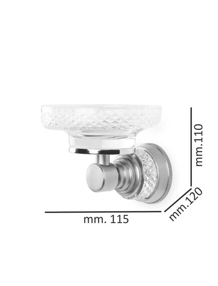 Купить Мыльница настенная AURA Chrome (10243-cr) по цене 19074 руб., в Санкт-Петебруге в интернет магазине 100-Систем, а также дургие товары BOHEME из раздела Мыльницы и Мыльницы и дозаторы жидкого мыла