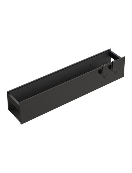 Купить Полка настенная 60см Shiny gunmetal/Глянцевый графит (10966-sgm) по цене 32910 руб., в Санкт-Петебруге в интернет магазине 100-Систем, а также дургие товары BOHEME из раздела Полки для душа и Аксессуары для ванной комнаты