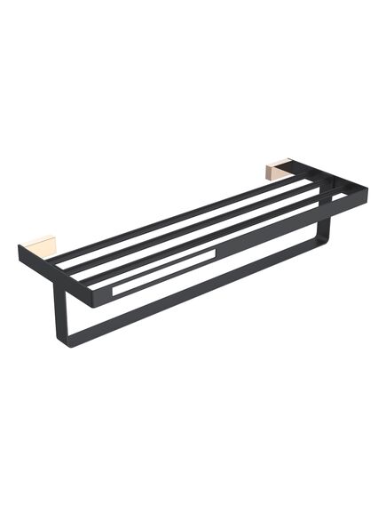 Купить BOHEME Q полка для полотенец Gold & black 10947-G-B (10947-g-b) по цене 36650 руб., в Санкт-Петебруге в интернет магазине 100-Систем, а также дургие товары BOHEME из раздела Полки для полотенец и Полотенцедержатели