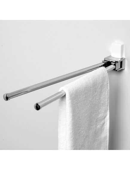 Купить Leine K-5031WHITE Рога двойные для полотенец (k-5031white) по цене 4300 руб., в Санкт-Петебруге в интернет магазине 100-Систем, а также дургие товары WasserKRAFT из раздела Держатели поворотные (рога) и Полотенцедержатели