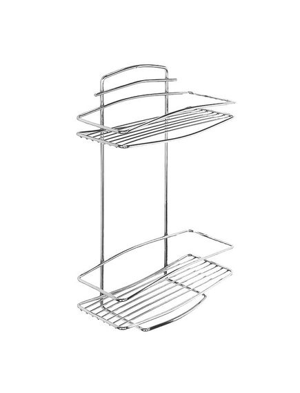 Купить Полка двухъярусная прямая, проволока стальная, 12, Milardo, 212W020M44 (212w020m44) по цене 1390 руб., в Санкт-Петебруге в интернет магазине 100-Систем, а также дургие товары MILARDO из раздела Полки для душа и Аксессуары для ванной комнаты