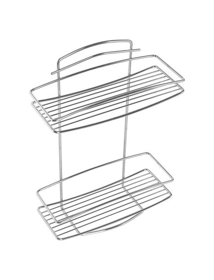 Купить Полка двухъярусная прямая, проволока стальная, 12, Milardo, 212W020M44 (212w020m44) по цене 1390 руб., в Санкт-Петебруге в интернет магазине 100-Систем, а также дургие товары MILARDO из раздела Полки для душа и Аксессуары для ванной комнаты