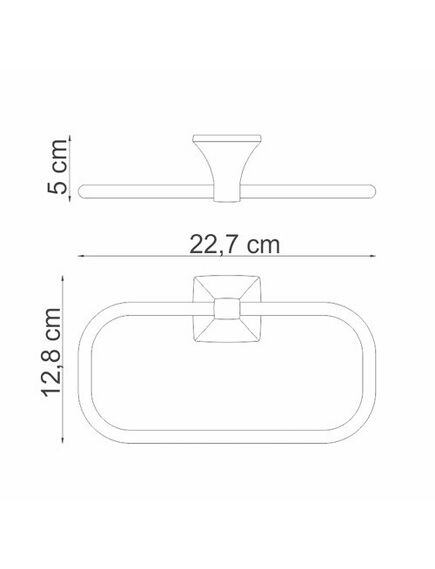 Купить Wern K-2560 Держатель полотенец  (k-2560) по цене 2448 руб., в Санкт-Петебруге в интернет магазине 100-Систем, а также дургие товары WasserKRAFT из раздела Держатели полотенец (кольцо) и Полотенцедержатели