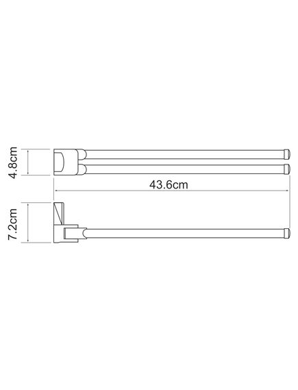 Купить Leine K-5031WHITE Рога двойные для полотенец (k-5031white) по цене 4300 руб., в Санкт-Петебруге в интернет магазине 100-Систем, а также дургие товары WasserKRAFT из раздела Держатели поворотные (рога) и Полотенцедержатели