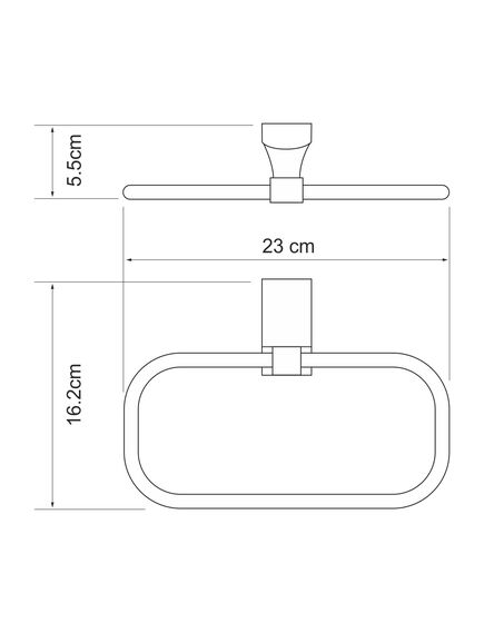 Купить Leine K-5060WHITE Держатель полотенец (k-5060white) по цене 3040 руб., в Санкт-Петебруге в интернет магазине 100-Систем, а также дургие товары WasserKRAFT из раздела Держатели полотенец (кольцо) и Полотенцедержатели