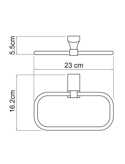 Купить Leine K-5060 Держатель полотенец  (k-5060) по цене 3170 руб., в Санкт-Петебруге в интернет магазине 100-Систем, а также дургие товары WasserKRAFT из раздела Держатели полотенец (кольцо) и Полотенцедержатели