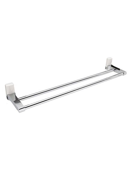 Купить Leine K-5040WHITE Держатель полотенец двойной (k-5040white) по цене 4300 руб., в Санкт-Петебруге в интернет магазине 100-Систем, а также дургие товары WasserKRAFT из раздела Штанги для полотенец и Полотенцедержатели