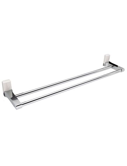 Купить Leine K-5040WHITE Держатель полотенец двойной (k-5040white) по цене 4300 руб., в Санкт-Петебруге в интернет магазине 100-Систем, а также дургие товары WasserKRAFT из раздела Штанги для полотенец и Полотенцедержатели