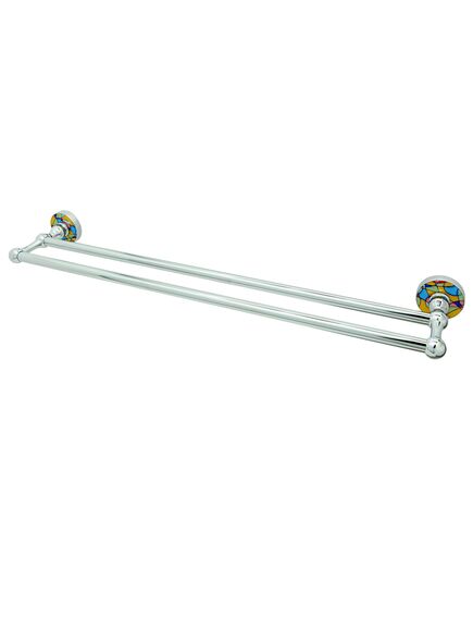 Купить Держатель полотенец двойной WasserKRAFT Diemel K-2240 (k-2240) по цене 5510 руб., в Санкт-Петебруге в интернет магазине 100-Систем, а также дургие товары WasserKRAFT из раздела Штанги для полотенец и Полотенцедержатели