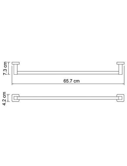 Купить Dill K-3930 Держатель полотенец одинарный (k-3930) по цене 2990 руб., в Санкт-Петебруге в интернет магазине 100-Систем, а также дургие товары WasserKRAFT из раздела Штанги для полотенец и Полотенцедержатели