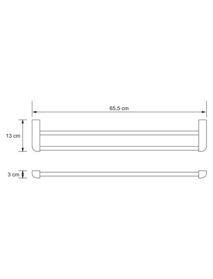 Купить Kammel K-8340 Держатель полотенец двойной (k-8340) по цене 2730 руб., в Санкт-Петебруге в интернет магазине 100-Систем, а также дургие товары WasserKRAFT из раздела Штанги для полотенец и Полотенцедержатели