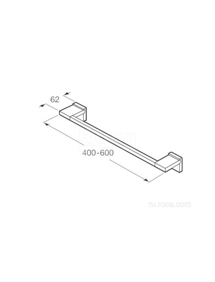 Купить Полотенцедержатель Roca Rubik 816845001 (816845001) по цене 8759.27 руб., в Санкт-Петебруге в интернет магазине 100-Систем, а также дургие товары ROCA из раздела Штанги для полотенец и Полотенцедержатели
