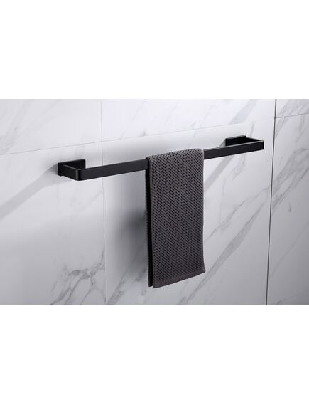 Купить Полотенцедержатель ABBER Westen AA1754B черный матовый (aa1754b) по цене 6300 руб., в Санкт-Петебруге в интернет магазине 100-Систем, а также дургие товары ABBER из раздела Штанги для полотенец и Полотенцедержатели