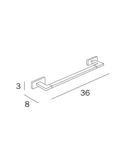 Купить Полотенцедержатель INDA LEA 36 см, хром A1818ACR, , шт (a1818acr) по цене 6820 руб., в Санкт-Петебруге в интернет магазине 100-Систем, а также дургие товары  из раздела Штанги для полотенец и Полотенцедержатели Купить Полотенцедержатель INDA LEA 36 см, хром A1818ACR, , шт (a1818acr) по цене 6820 руб., в Санкт-Петебруге в интернет магазине 100-Систем, а также дургие товары  из раздела Штанги для полотенец и Полотенцедержатели