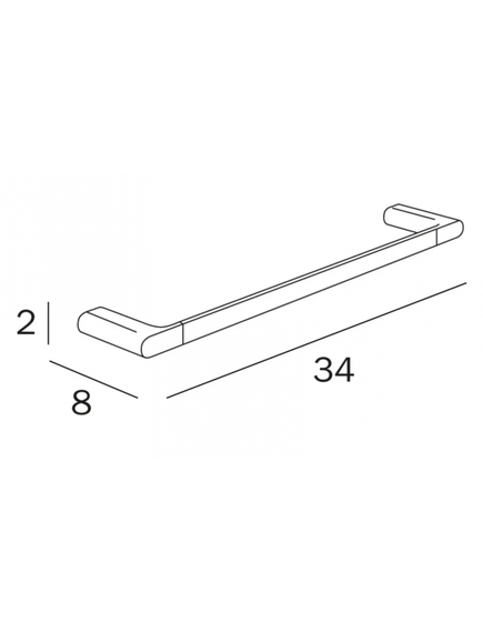 Купить Полотенцедержатель INDA MITO 34 см, хром A2018ACR, , шт (a2018acr) по цене 6781 руб., в Санкт-Петебруге в интернет магазине 100-Систем, а также дургие товары  из раздела Штанги для полотенец и Полотенцедержатели Купить Полотенцедержатель INDA MITO 34 см, хром A2018ACR, , шт (a2018acr) по цене 6781 руб., в Санкт-Петебруге в интернет магазине 100-Систем, а также дургие товары  из раздела Штанги для полотенец и Полотенцедержатели