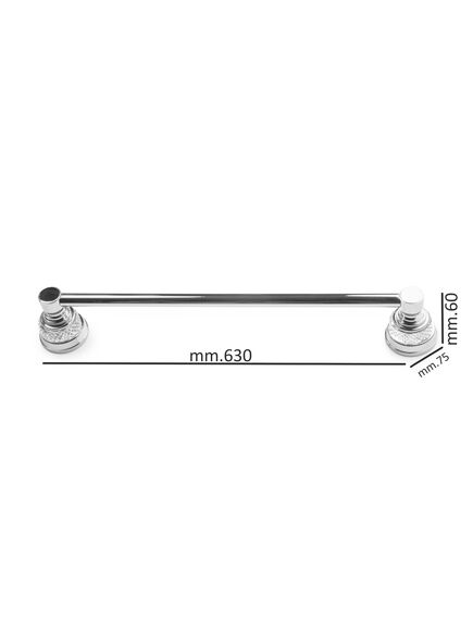 Купить Полотенцедержатель AURA Chrome (10242-cr) по цене 26342 руб., в Санкт-Петебруге в интернет магазине 100-Систем, а также дургие товары BOHEME из раздела Штанги для полотенец и Полотенцедержатели