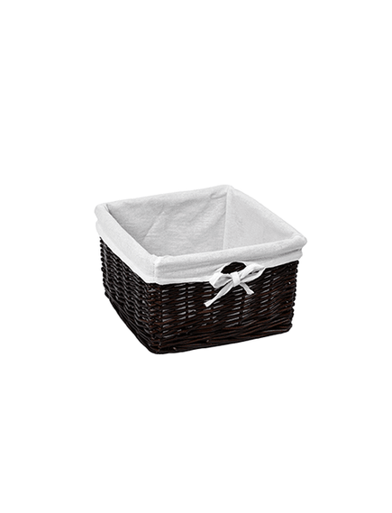 Купить Корзина для белья WasserKRAFT Alme 30x30x18 WB-150-M Коричневая (wb-150-m) по цене 3030 руб., в Санкт-Петебруге в интернет магазине 100-Систем, а также дургие товары WasserKRAFT из раздела Корзины для белья и Прочее