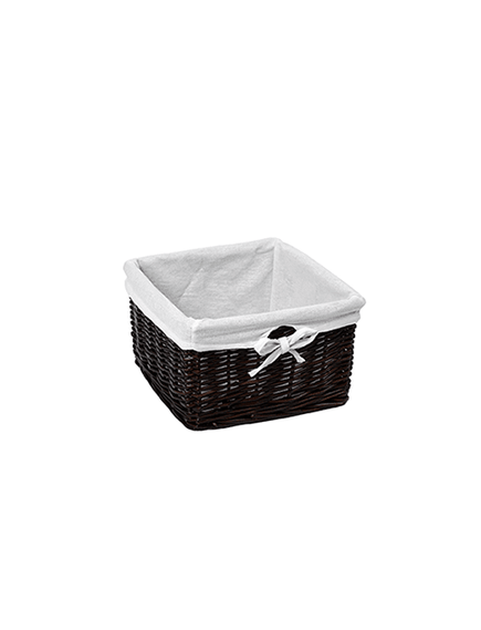 Купить Корзина для белья WasserKRAFT Alme 25x25x16 WB-150-S Коричневая (wb-150-s) по цене 2000 руб., в Санкт-Петебруге в интернет магазине 100-Систем, а также дургие товары WasserKRAFT из раздела Корзины для белья и Прочее
