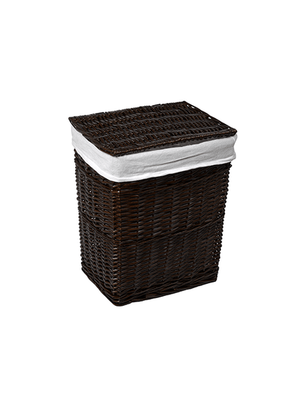 Купить Корзина для белья WasserKRAFT Isar 46x35x55 WB-130-L с крышкой Коричневая (wb-130-l) по цене 8610 руб., в Санкт-Петебруге в интернет магазине 100-Систем, а также дургие товары WasserKRAFT из раздела Корзины для белья и Прочее