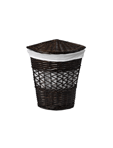 Купить Корзина для белья WasserKRAFT Salm 33x33x51 WB-270-M с крышкой Коричневая (wb-270-m) по цене 5012 руб., в Санкт-Петебруге в интернет магазине 100-Систем, а также дургие товары WasserKRAFT из раздела Корзины для белья и Прочее