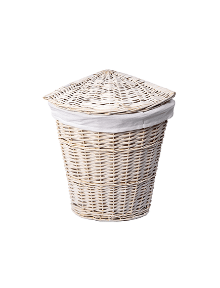 Купить Корзина для белья WasserKRAFT Vils 38x38x55 WB-560-L с крышкой Белая (wb-560-l) по цене 8470 руб., в Санкт-Петебруге в интернет магазине 100-Систем, а также дургие товары WasserKRAFT из раздела Корзины для белья и Прочее