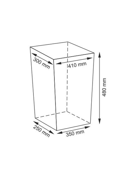 Купить Корзина для белья WasserKRAFT Isar 40x29x47 WB-130-M с крышкой Коричневая (wb-130-m) по цене 7470 руб., в Санкт-Петебруге в интернет магазине 100-Систем, а также дургие товары WasserKRAFT из раздела Корзины для белья и Прочее