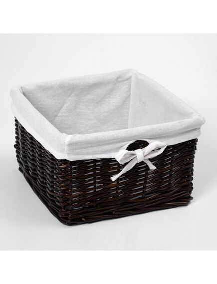 Купить Корзина для белья WasserKRAFT Alme 25x25x16 WB-150-S Коричневая (wb-150-s) по цене 2000 руб., в Санкт-Петебруге в интернет магазине 100-Систем, а также дургие товары WasserKRAFT из раздела Корзины для белья и Прочее