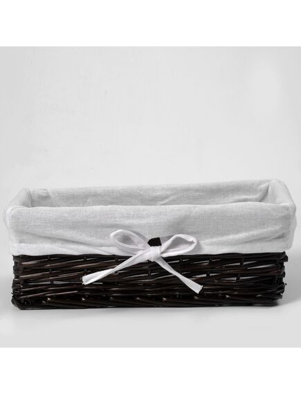 Купить Корзина для белья WasserKRAFT Lossa 42x24x14,5 WB-120-L Коричневая (wb-120-l) по цене 3030 руб., в Санкт-Петебруге в интернет магазине 100-Систем, а также дургие товары WasserKRAFT из раздела Корзины для белья и Прочее