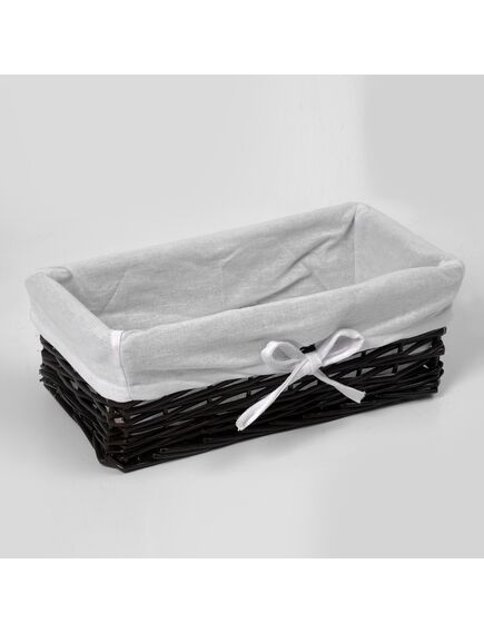 Купить Корзина для белья WasserKRAFT Lossa 37x19x12,5 WB-120-M Коричневая (wb-120-m) по цене 2290 руб., в Санкт-Петебруге в интернет магазине 100-Систем, а также дургие товары WasserKRAFT из раздела Корзины для белья и Прочее