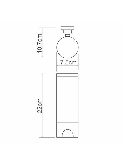 Купить K-1079 Диспенсер для ватных дисков (k-1079) по цене 4470 руб., в Санкт-Петебруге в интернет магазине 100-Систем, а также дургие товары WasserKRAFT из раздела Косметические емкости и Прочее